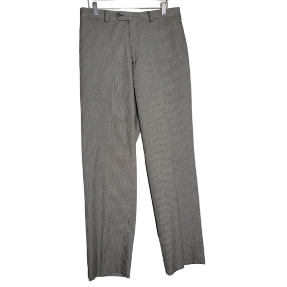 Ralph Lauren Other - Ralph Lauren Dress Pants Mens Grey Houndstooth Flat Front Washable Trousers